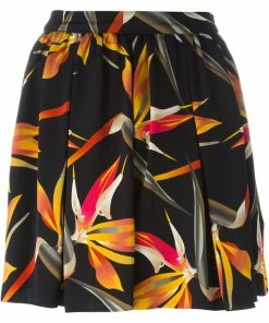 Fendi Bird of Paradise print shorts