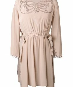 Fendi embroidered shirt dress