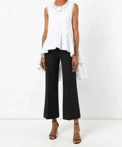 Fendi wide leg tailored trousers