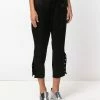 Fendi cropped embroidered trousers
