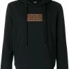 Fendi embroidered FF logo hoodie