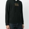 Fendi embroidered FF logo hoodie