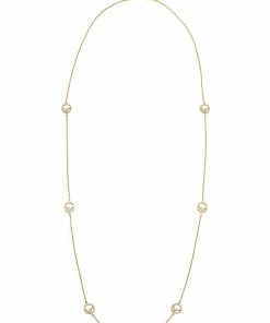 Fendi F logo necklace