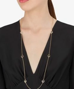 Fendi F logo necklace