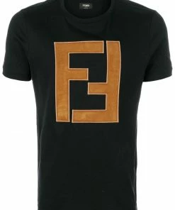 Fendi FF logo-patch T-shirt