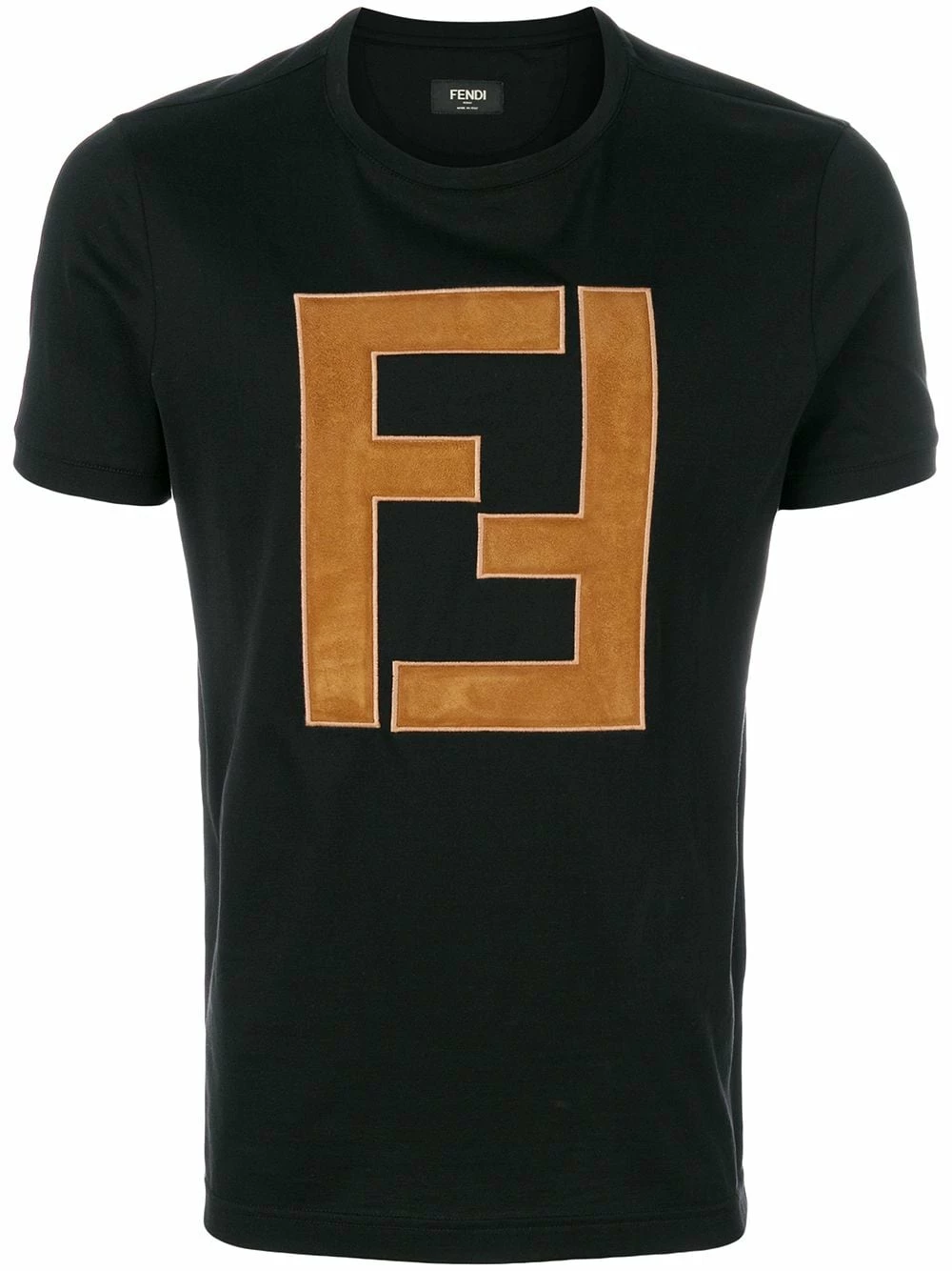 Best deal π― Fendi FF logo patch T π shirt t-shirts of men π 3 Fendi FF logo-patch T-shirt