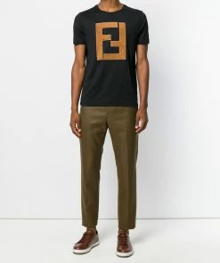 Fendi FF logo-patch T-shirt