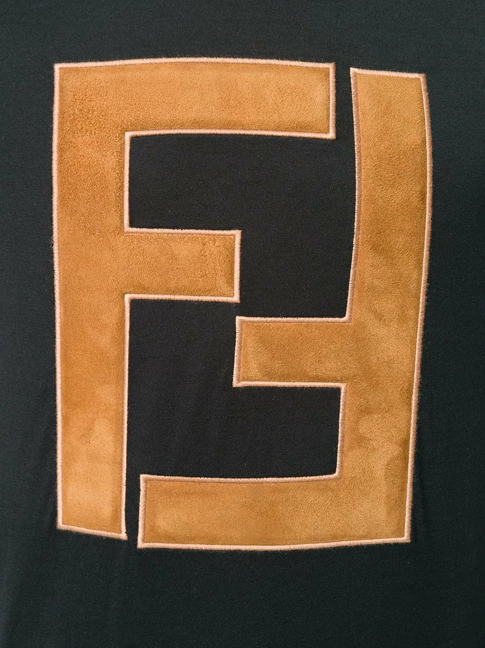 Best deal π― Fendi FF logo patch T π shirt t-shirts of men π 7 Fendi FF logo-patch T-shirt