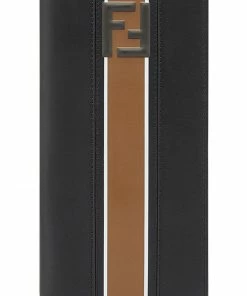 Fendi logo continental wallet