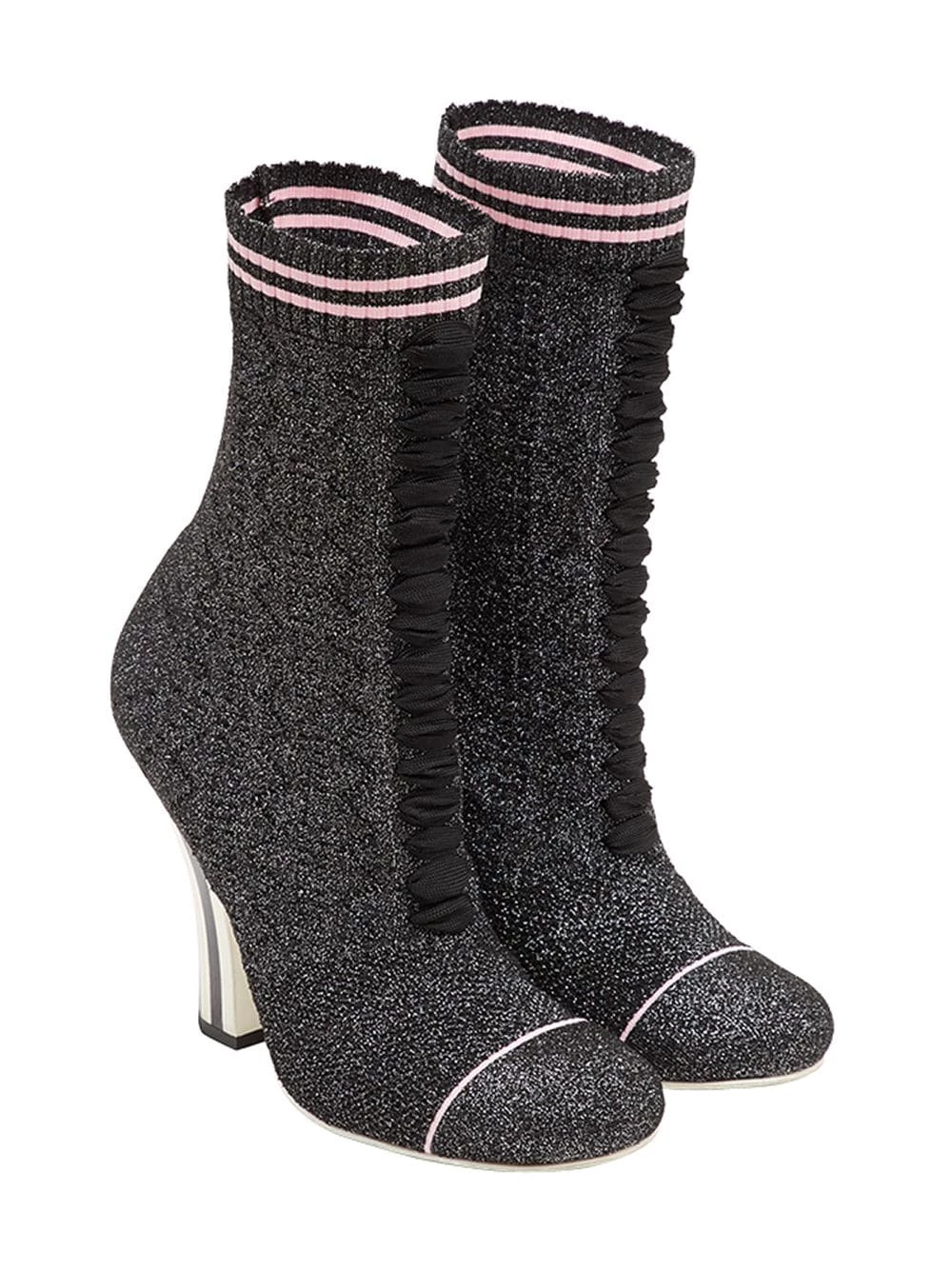 Outlet β€οΈ Fendi Stretch fabric π₯Ύ boots of women βοΈ 6 Fendi stretch fabric boots