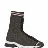 Fendi fabric sock sneakers
