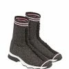 Fendi fabric sock sneakers