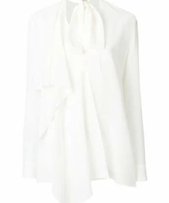 Fendi faux-pearl embellished blouse