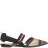 Fendi Colibrì FF motif slingback ballerina shoes