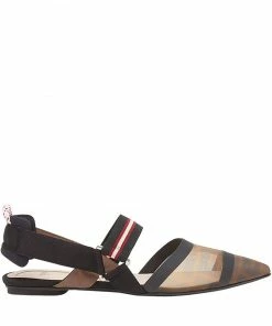 Fendi Colibrì FF motif slingback ballerina shoes