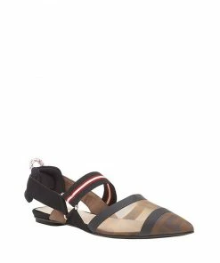 Fendi Colibrì FF motif slingback ballerina shoes