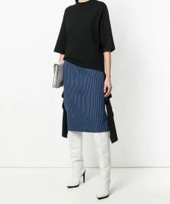 Fendi pinstripe midi skirt