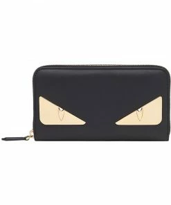 Fendi Bag Bugs zipped wallet