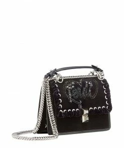 Fendi Kan I logo embellished shoulder bag