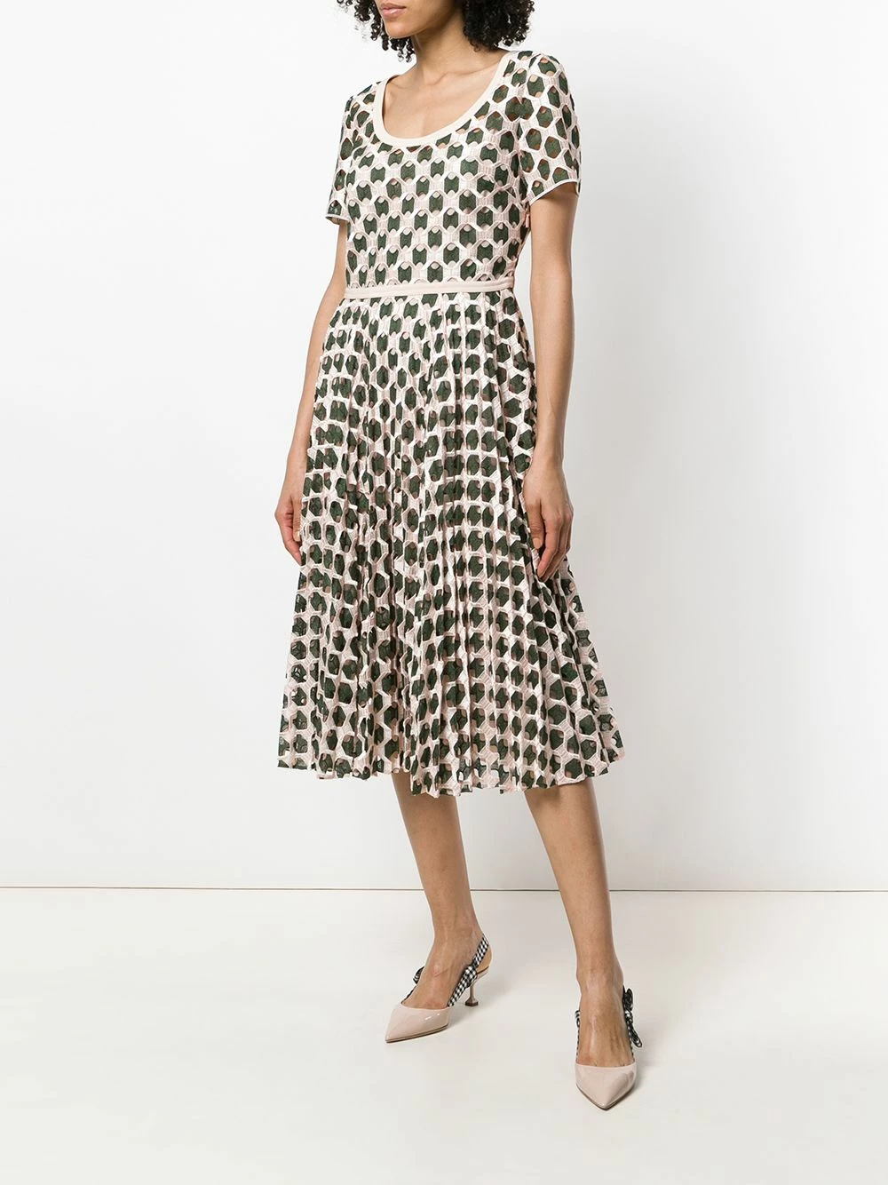 Best reviews of π― Fendi Geometric print flared π dress cocktail & party π dresses of women π₯ 4 Fendi geometric print flared dress