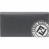 Fendi logo patch continental wallet
