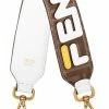 Fendi x Fila brown Mini Strap You leather bag strap