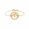Fendi F-logo bangle bracelet