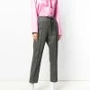 Fendi microcheck drawstring trousers