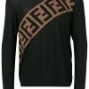 Fendi logo embellished sweatshirt