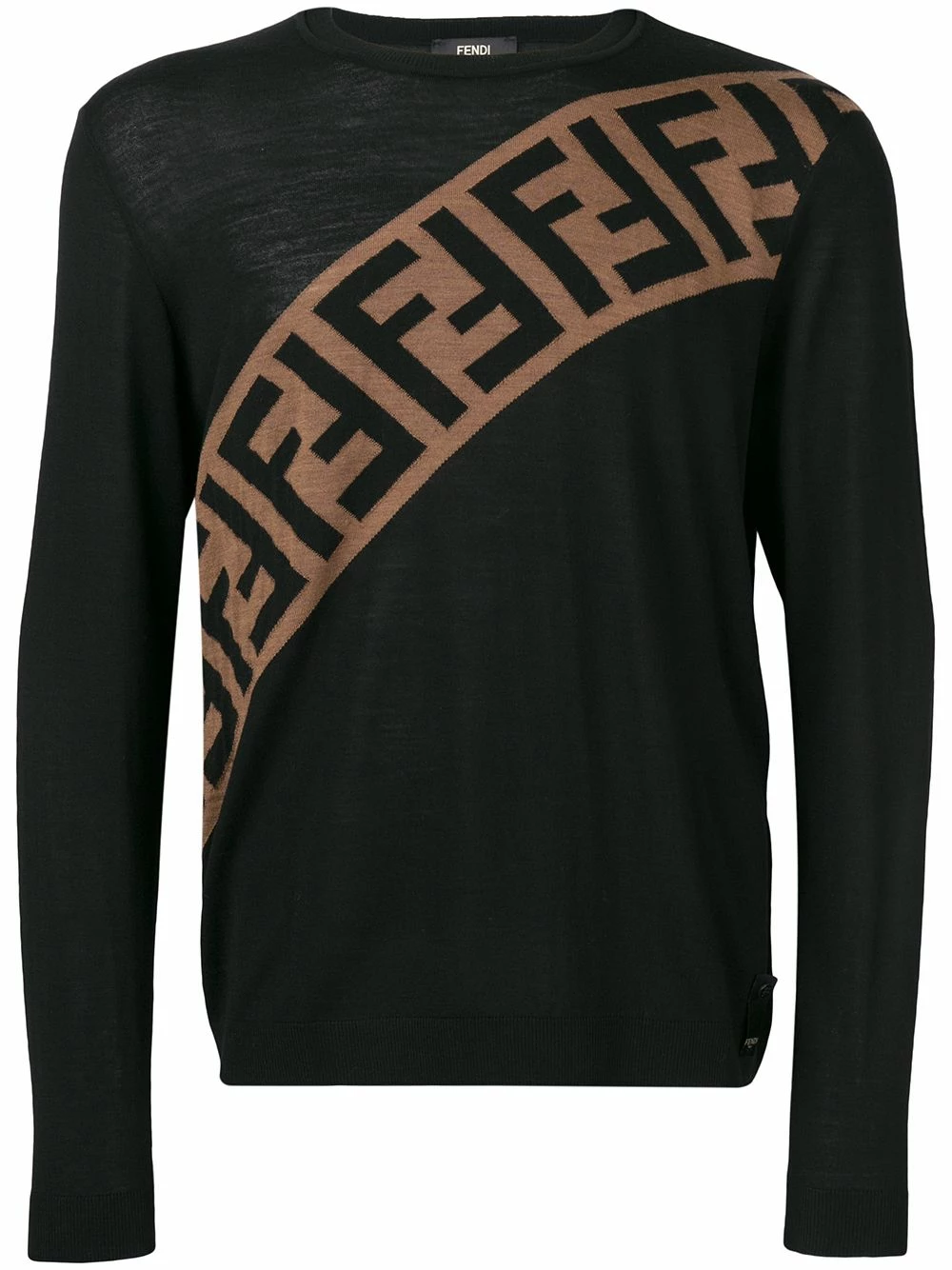 Cheapest ⭐ Fendi Logo embellished sweatshirt knitted sweaters of men ⭐ 3 Fendi logo embellished sweatshirt