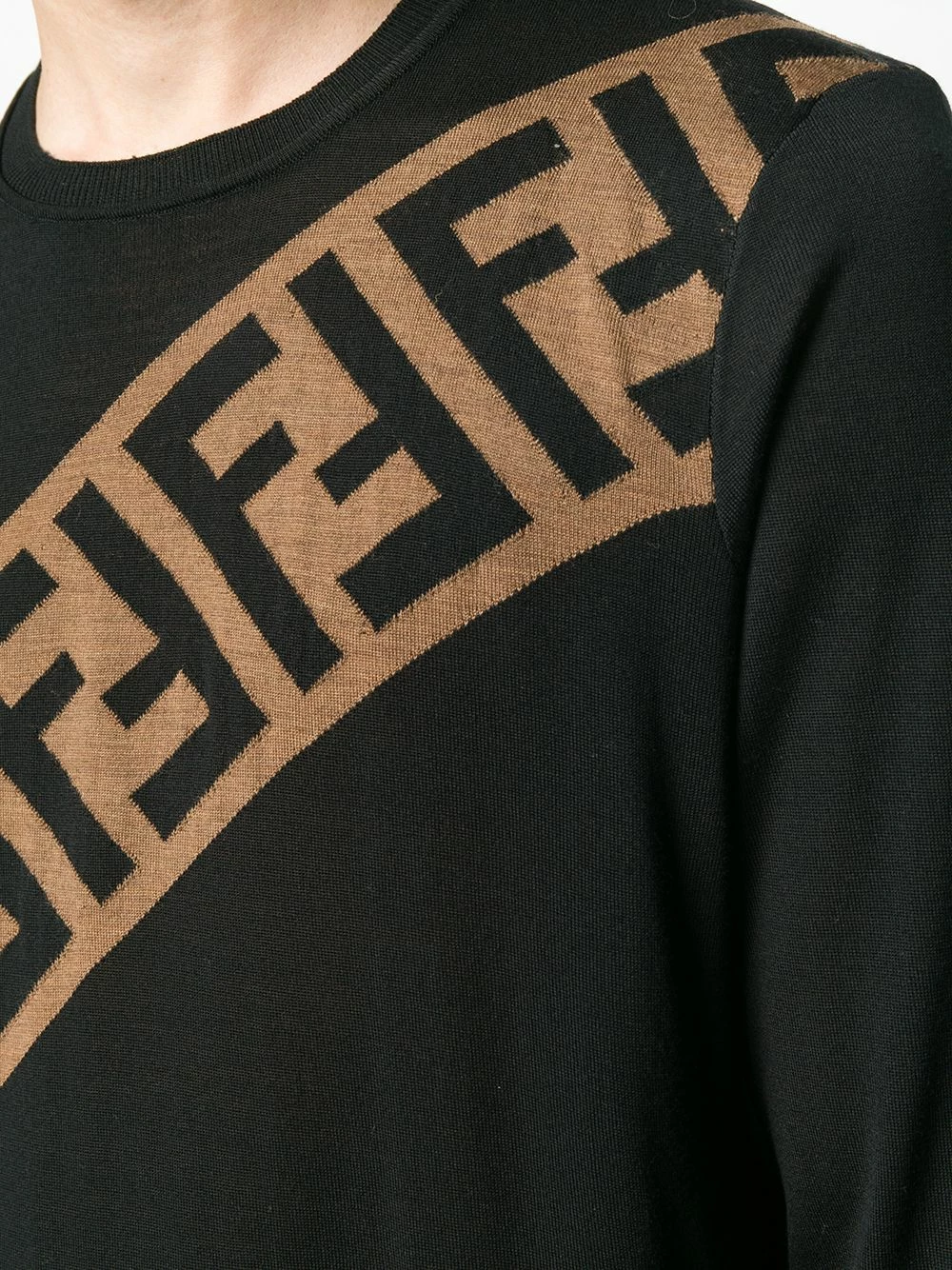 Cheapest ⭐ Fendi Logo embellished sweatshirt knitted sweaters of men ⭐ 7 Fendi logo embellished sweatshirt