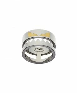 Fendi enamelled Bag Bugs ring