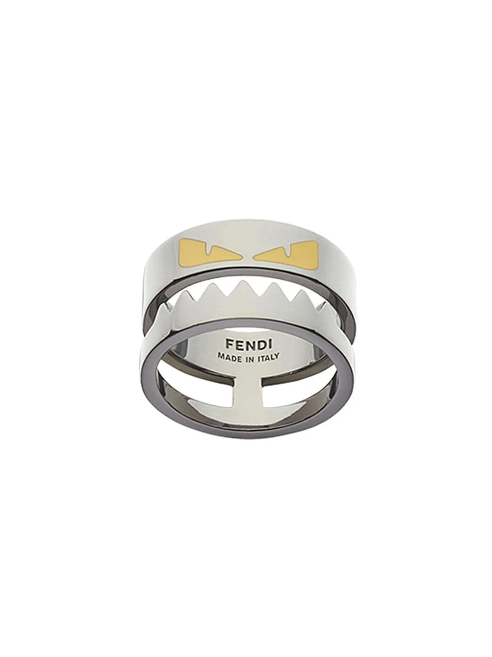 Discount π₯° Fendi Enamelled Bag Bugs ring rings of men π 3 Fendi enamelled Bag Bugs ring