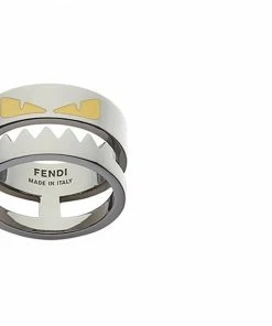 Fendi enamelled Bag Bugs ring