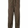 Fendi FF print track pants