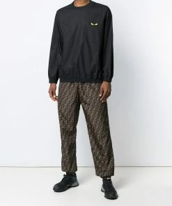 Fendi FF print track pants