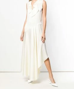 Fendi asymmetric bias cut dress