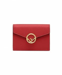 Fendi F micro trifold wallet