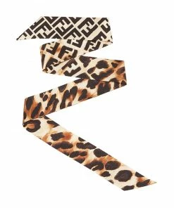 Fendi leopard print wrappy