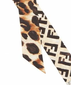 Fendi leopard print wrappy
