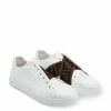 Fendi crisscross FF straps slip-on sneakers