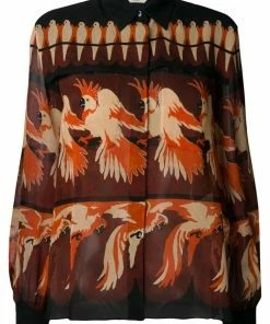 Fendi parrot print shirt