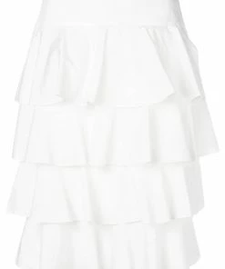 Fendi tiered layered skirt