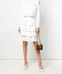 Fendi tiered layered skirt