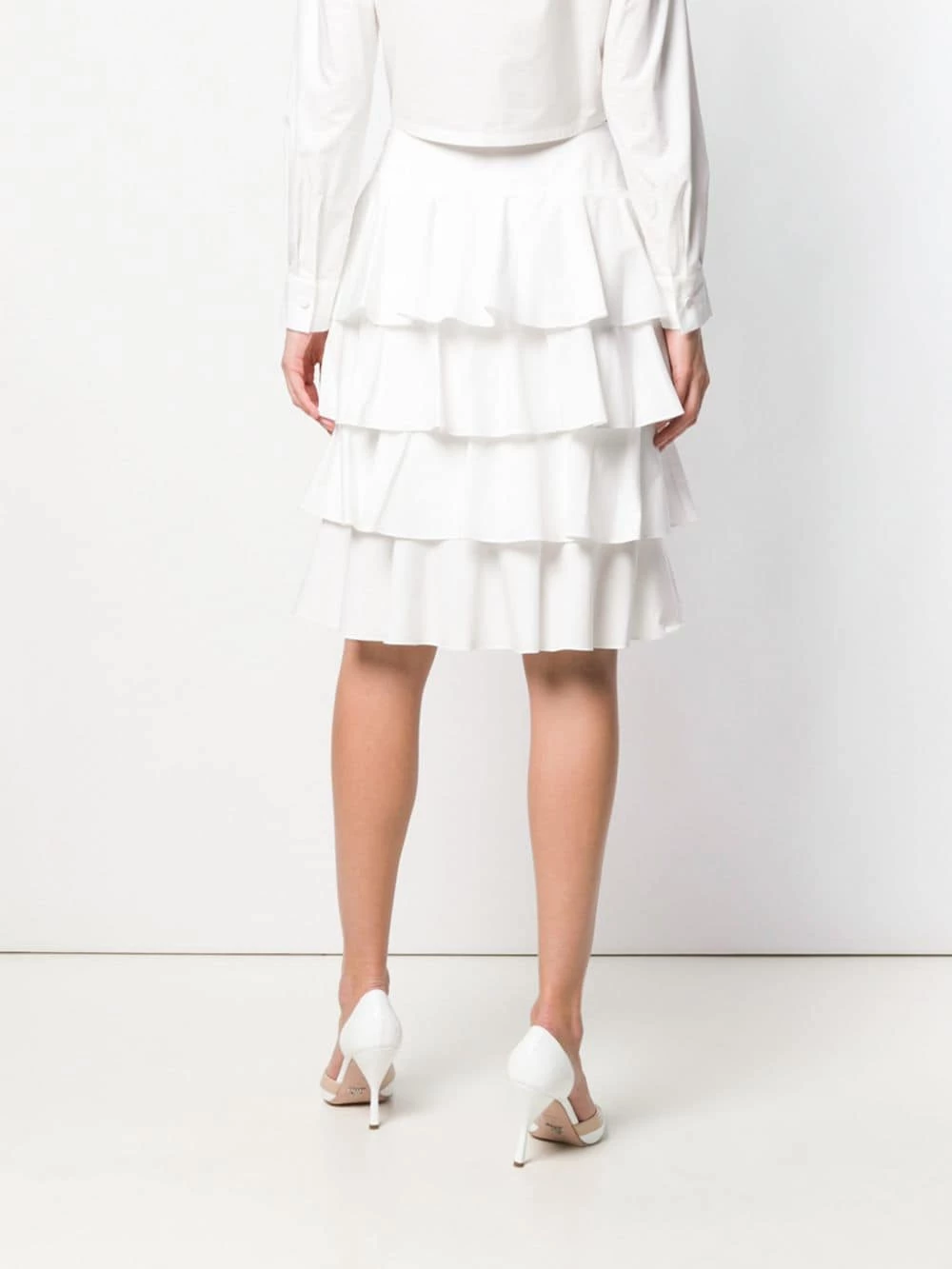 Best reviews of 𧨠Fendi Tiered layered π skirt full π skirts of women π 6 Fendi tiered layered skirt