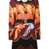 Fendi parrot print shirt dress