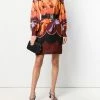 Fendi parrot print shirt dress