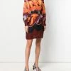 Fendi parrot print shirt dress