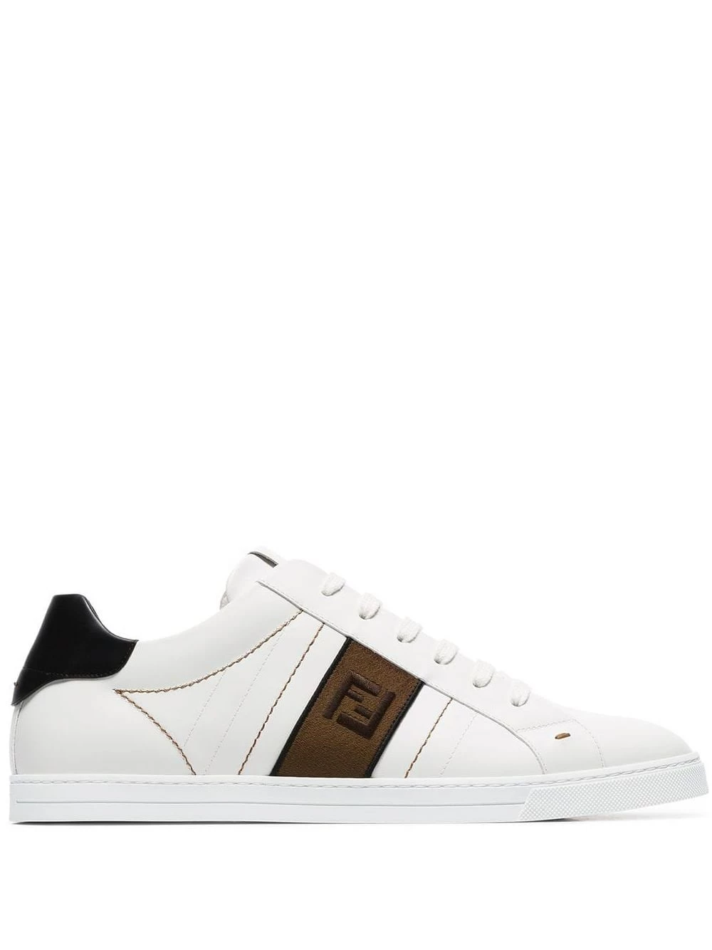 Cheap π Fendi FF motif low top π sneakers low-tops of men 𧨠3 Fendi FF motif low-top sneakers