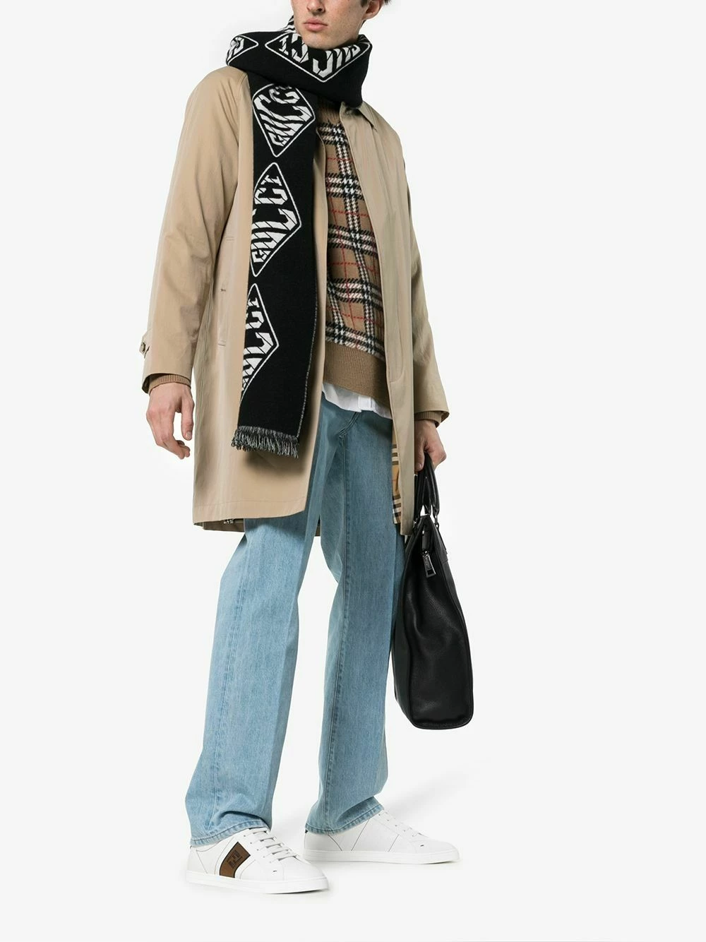 Cheap π Fendi FF motif low top π sneakers low-tops of men 𧨠4 Fendi FF motif low-top sneakers